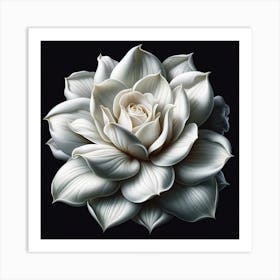 White Lotus Art Print