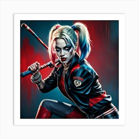 Harley Quinn 5 Art Print