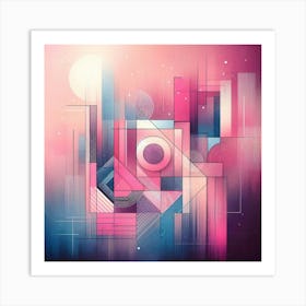 Abstract Canvas Print Art Print