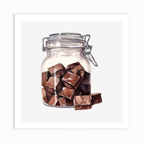 Chocolate Jar Art Print