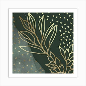 Gold Leaf Art Print