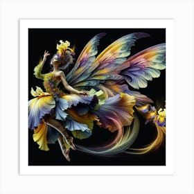 iris fairy Art Print