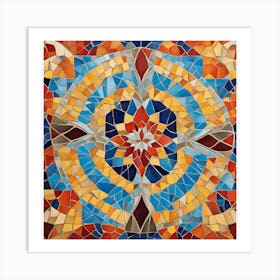 Mosaic Art Art Print