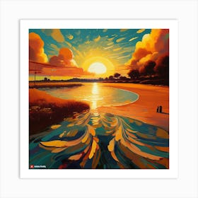 Sunset Art Print