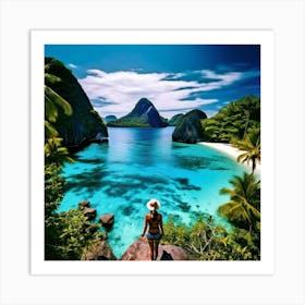 Travel Relaxation Adventure Beach Exploration Leisure Tropical Getaway Scenic Sightseeing (15) Art Print