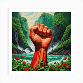 'The Fist' 6 Art Print