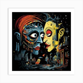 Face Of The Dead Art Print