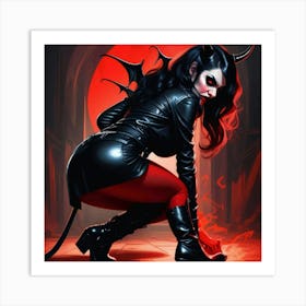 Devil Woman Art Print