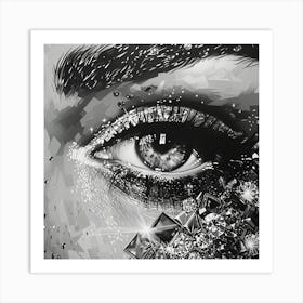 Diamond Eye Art Print