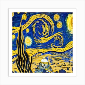 Starry Night 31 Art Print