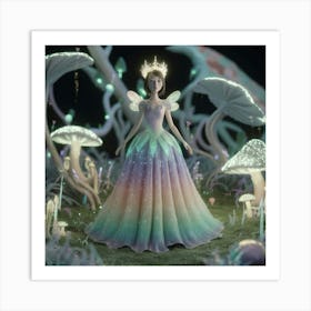 Fairy In The Forest Art Print