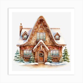 Gingerbread House 7 Art Print