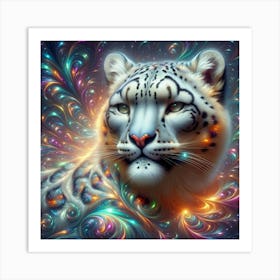Snow Leopard 30 Art Print