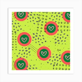 Watermelon Love Art Print