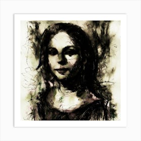 Portrait Of A Woman 10 Art Print