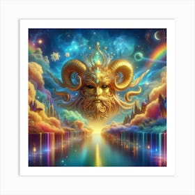 Psychedelic Painting 7 Art Print