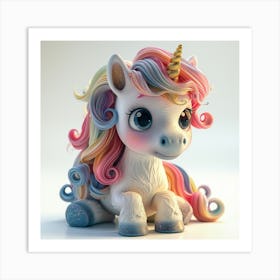 Starry Unicorn Art Print