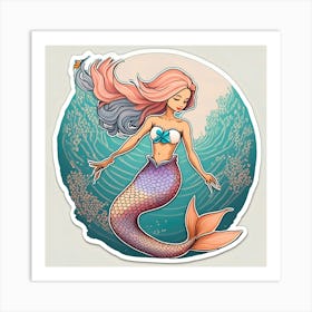 Mermaid 2 Art Print