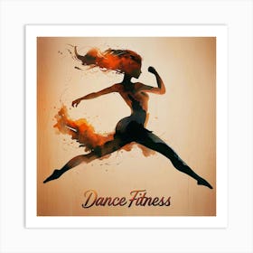 Dance Fitness 1 Art Print