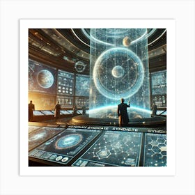 A Interactive Display Astronomical Data Asterian Syndicate 1024 Art Print