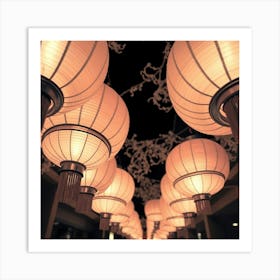 Chinese Lanterns1 Art Print