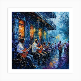 Rhapsody in Blue Art Print