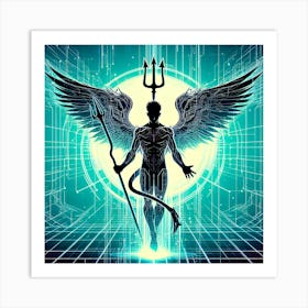 Demon With Wings 5 Art Print