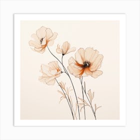 Poppy Flowers 5 Art Print