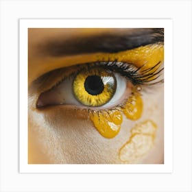 Yellow Eye Art Print