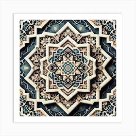 Islamic Mandala Art Print