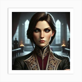 Converted Valeria Portrait Art Print