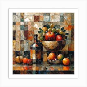 Fruit In A Bowl Art Print