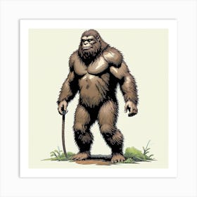 Sasquatch Art Print