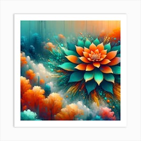 Lotus Flower 33 Art Print