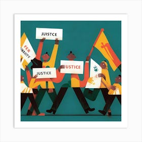 Justice For All Art Print