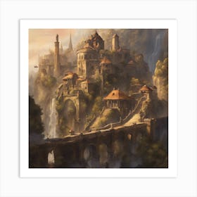 Fantasy Castle 5 Art Print