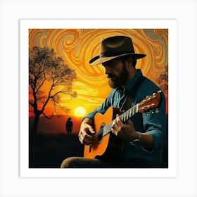 Acoustic Guitar 11 Art Print