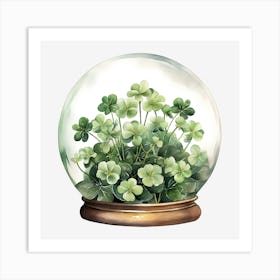 Glasshouse Clover (6) Art Print