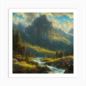 Mountain Stream 1 Art Print