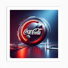 Coca Cola Logo Art Print