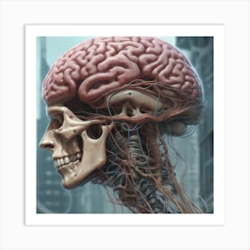 Human Brain 33 Art Print