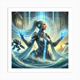 Grand Priestess Serina Sci Fi Art Print