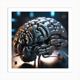 Artificial Brain 56 Art Print