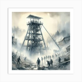 'Dark Mine' Art Print