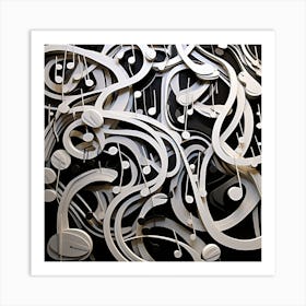 Music Notes 4 Art Print