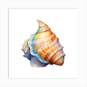 Colorful Sea Shell 3 Art Print