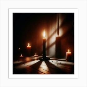 Candle Stock Art Print