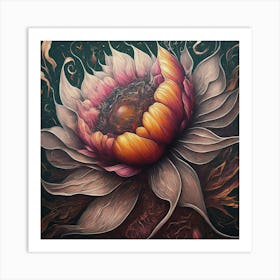 Sunflower 21 Art Print