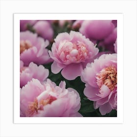 Pink Peonies Art Print