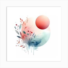 Abstract Watercolor Painting 26 Art Print